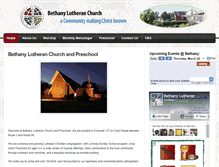 Tablet Screenshot of bethanylutherancromwell.org